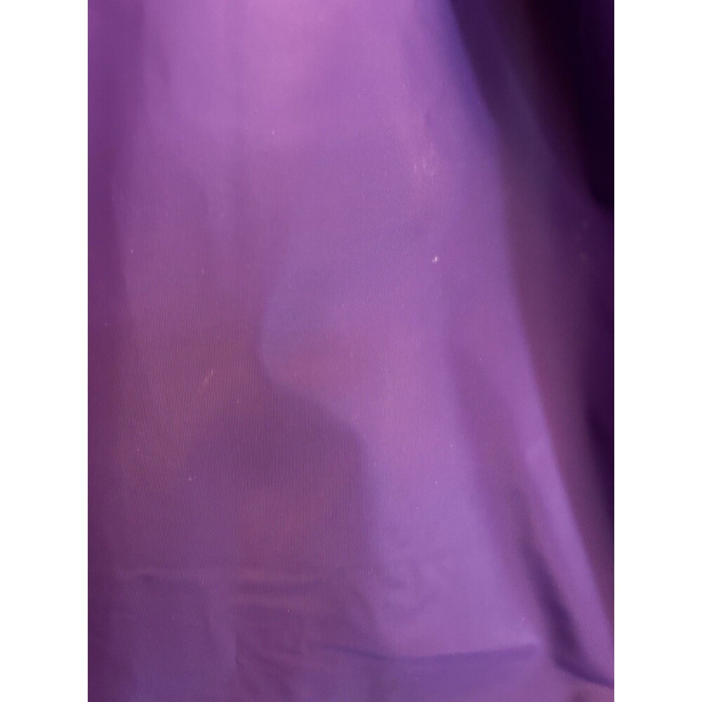 The Slicker Purple Reversible Hooded Raincoat Waterproof Vinyl Womens M Coat EUC - Picture 12 of 13